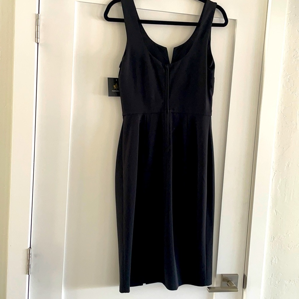 Fortune & Ivy Celeste Black Knit Dress